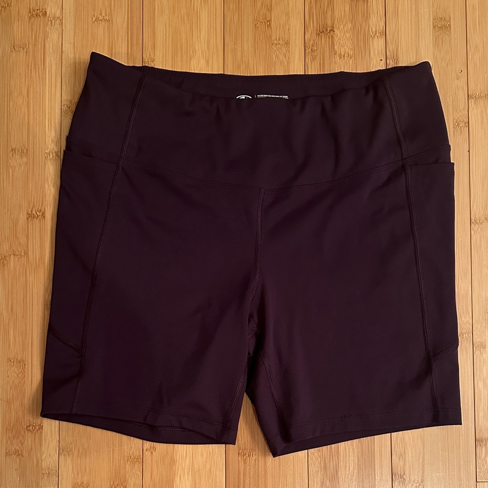 Avia Women's Athletic Shorts in Dark Purple